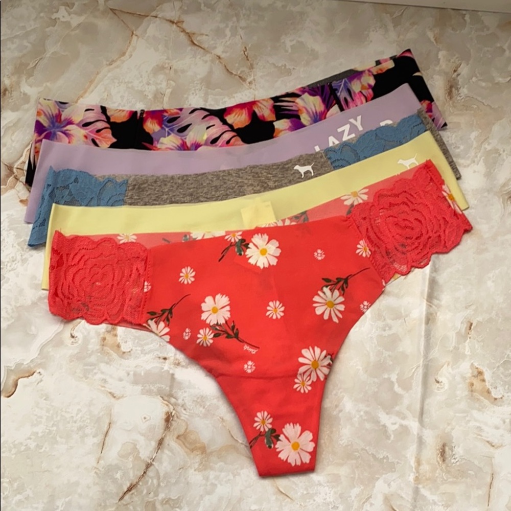 5/$20 PINK thongs